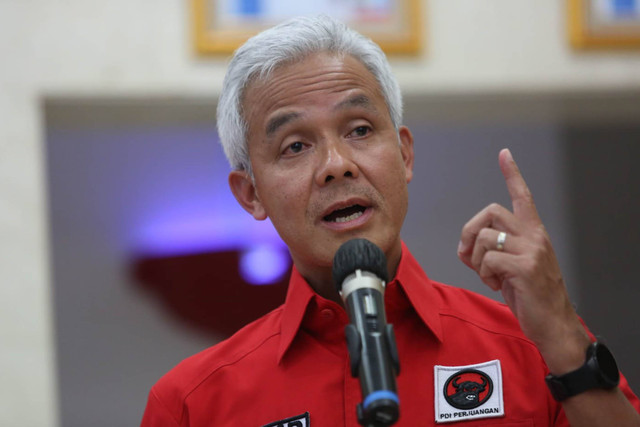 Konferensi Pers PDIP terkait pemanggilan Ganjar Pranowo di DPP PDIP, Jakarta. Foto: Iqbal Firdaus/kumparan