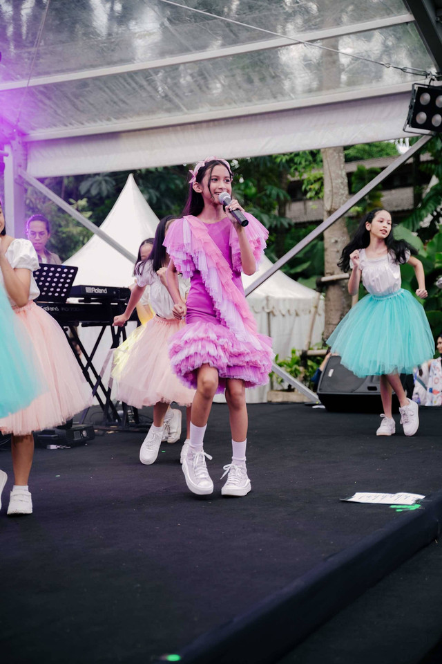 Quinn Salman dalam Tiba-tiba 'Konser di Taman', di Bekasi. Foto: Dok. Istimewa