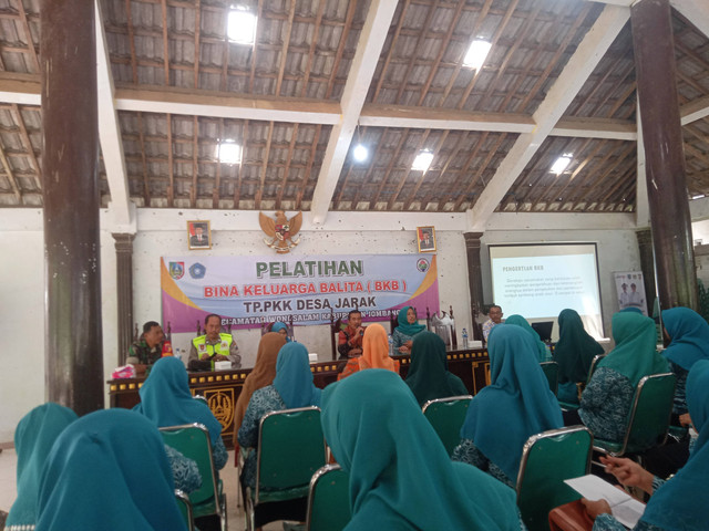 Sosialisasi Bina Keluarga Balita. (Dokumentasi Pribadi, 2022)