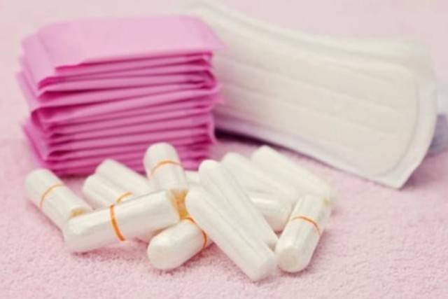 Pembalut dan tampon. Foto: gamavision