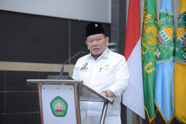 Ketua Dewan Perwakilan Daerah Republik Indonesia, Ir H Lanyalla Mahmud Mattalitti Mhum. Foto/FEB Unisma