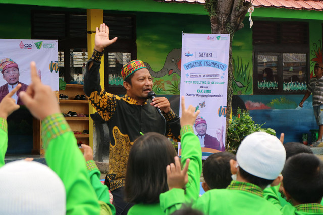 Ket: Dompet Dhuafa Lampung Akhiri Perjalanan Safari Dongeng Inspiratif di TK Adhiyaksa XXXIV (Dokumentasi DD Lampung/Latifah Lustikasari)