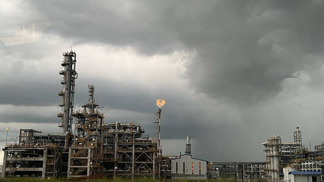 Lapangan Unitisasi Gas Jambaran-Tiung Biru di Bojonegoro, Jawa Timur. Foto: Fariza Rizky Ananda/kumparan