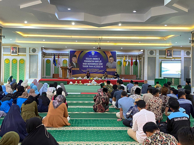 IAIN Pontianak menggelar kuliah umum dan peringatan Maulid Nabi Muhammad SAW 1444 H. Foto: Teri/Hi!Pontianak
