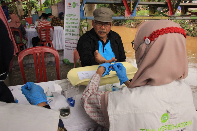 Pasca Banjir, IZI-Bank Mega Syariah Adakan Layanan Kesehatan Gratis 
