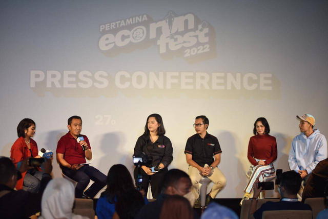 Konferensi pers Pertamina Eco RunFest 2022, Kamis (27/10/2022). Foto: Dok. Pertamina