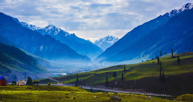 Ilustrasi Kashmir di India.
 Foto: khlongwangchao/Shutterstock