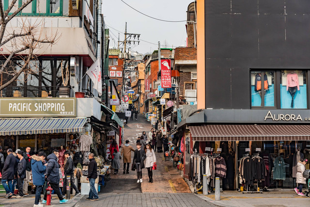 Spot Instagramable di Itaewon. Foto: Shutterstock