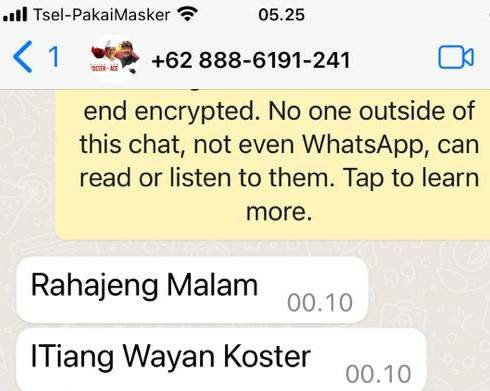 Pemprov Bali Sebut Ada Akun WhatsApp Gunakan Foto Gubernur Koster untuk Menipu