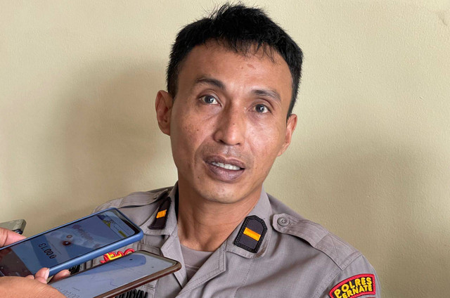 Kasi Humas Polres Ternate, Ipda Wahyudin. Foto: Samsul/cermat