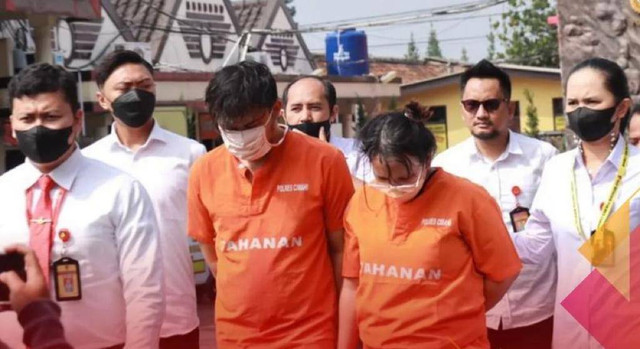 Pasangan suami istri di Bandung Barat yang aniaya PRT. Foto: Dok. Istimewa