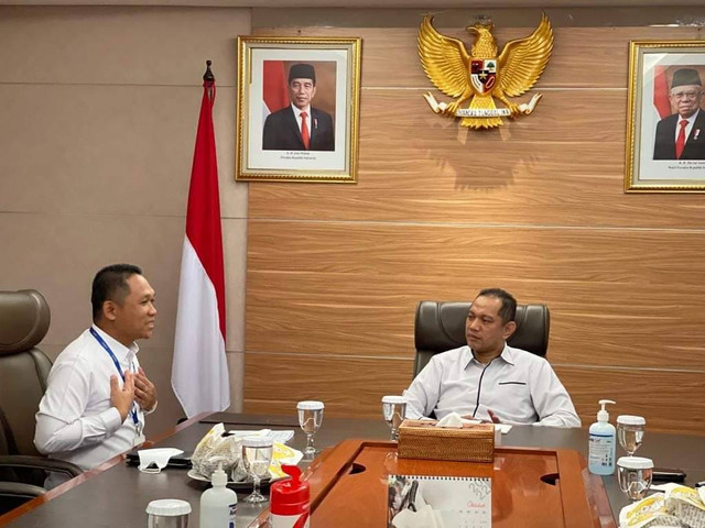 Cak Thoriq temui Komisioner KPK RI, Ghufron. Foto by Diskominfo Lumajang