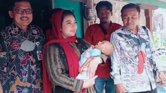 Muhammad Salman Amrillah, balita 2,8 taun nang Brebes melas nemen nasibé.