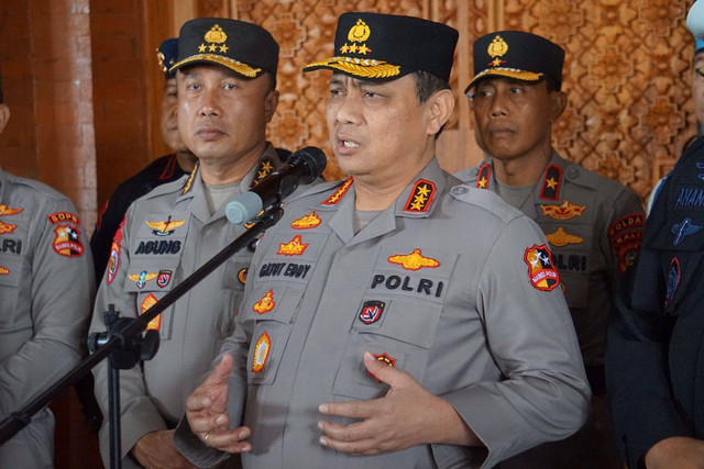 Wakapolri Komjen Gatot Eddy Pramono di Pusat Pemerintahan Kabupaten Badung. Foto: Dok. Polda Bali 