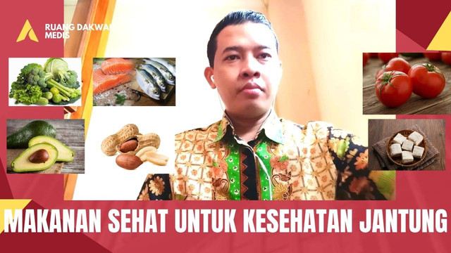 Dosen Spesialis Medikal Bedah "Prima Trisna Aji" ketika menjelaskan makanan sehat jantung di chanell youtube Ruang Dakwah Medis Indonesia/photo by : Dokpri