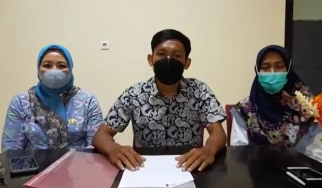 Nakes penggunggah video siaran langsung itu meminta maaf. (Tangkapan layar akun Instagram @rsud_martapura)