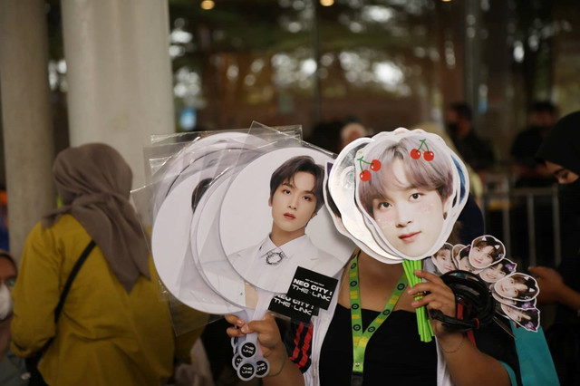 Ilustrasi penggemar idol K-pop. Foto: Aditia Noviansyah/kumparan