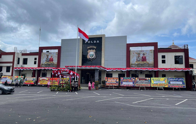 Kantor Polda Maluku Utara. Foto: Samsul/cermat