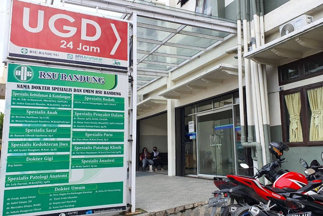 Suasana di RS Bandung di Kota Medan, pasca pengeroyokan perawat yang diduga dilakukan oknum polisi. Foto: Dok. Istimewa