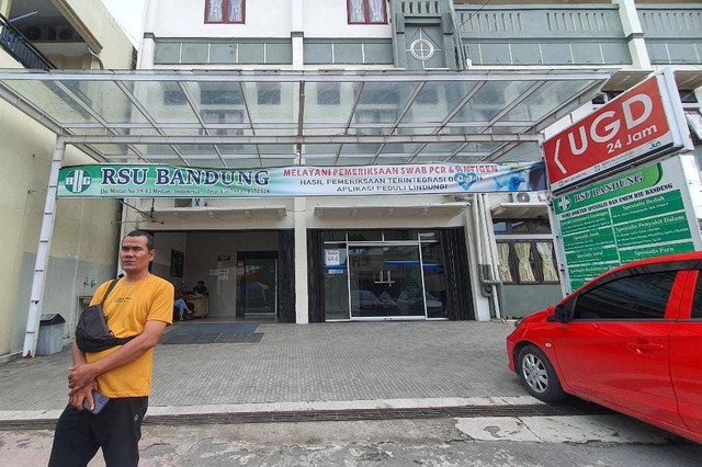 Suasana di RS Bandung di Kota Medan, pasca pengeroyokan perawat yang diduga dilakukan oknum polisi. Foto: Dok. Istimewa