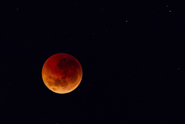 Ilustrasi gerhana bulan. Foto: Unsplash
