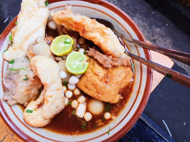 Ilustrasi Bakso Aci Kuah Pedas. Foto: Mela Nurhidayati/kumparan