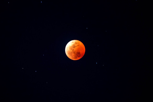 Ilustrasi gerhana bulan total. Foto: Indrayadi TH/ANTARA FOTO