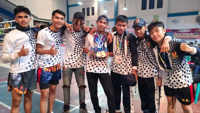 Tim Muaythai Batam dulang tiga emas di Poprov Kepri 2022