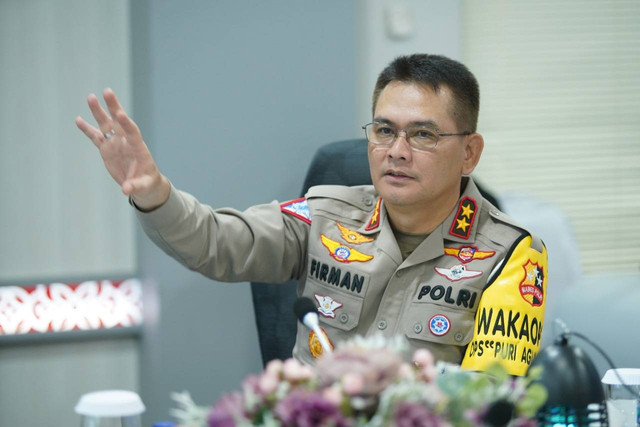 Kakorlantas Polri Irjen Firman Shantyabudi saat mengecek Posko Tragia, Nusa Dua, Rabu, (9/11/2022), menjelang KTT G20. Foto: Dok. Istimewa