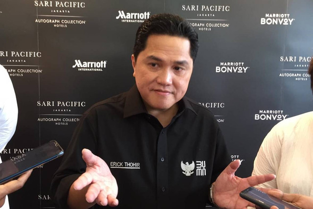 Menteri BUMN Erick Thohir. Foto: Gitario Vista Inasis/kumparan