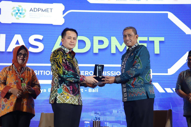 Dirjen Bina Keuangan Daerah (Keuda) Kemendagri Agus Fatoni saat menghadiri Rakernas ADPMET 2022 di Hotel Anvaya, Badung, Bali, Rabu (9/11/2022). Foto: Dok. Kemendagri