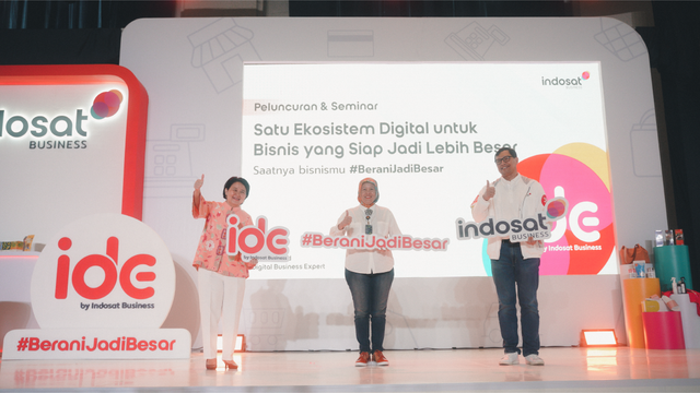 Indosat Business luncurkan platform IDE, untuk mendorong pelaku usaha mempercepat perkembangan bisnisnya dengan lebih mudah. Foto: Indosat