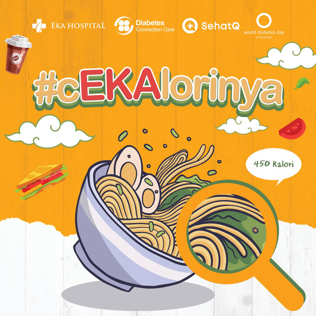 Eka Hospital menggelar aksi #cEKAlorinya di media sosial dalam rangka Hari Diabetes Sedunia. Foto: Dok. Eka Hospital