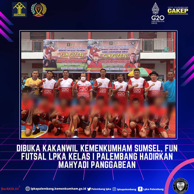 Sumber : Humas LPKA Kelas I Palembang