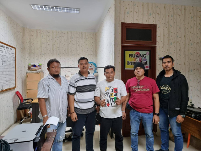 Polisi menangkap pria inisial M di Deli Serdang karena menganiaya istrinya yang merupakan seorang ASN. Foto: Dok. Istimewa