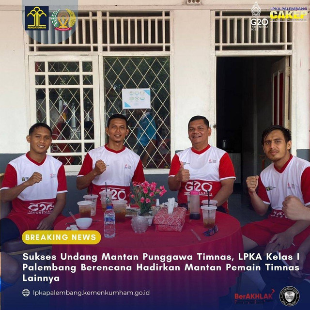 Sumber : Humas LPKA Kelas I Palembang