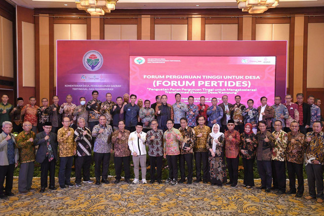 Peserta Forum Perguruan Tinggi untuk Desa atau Forum PERTIDES. dok