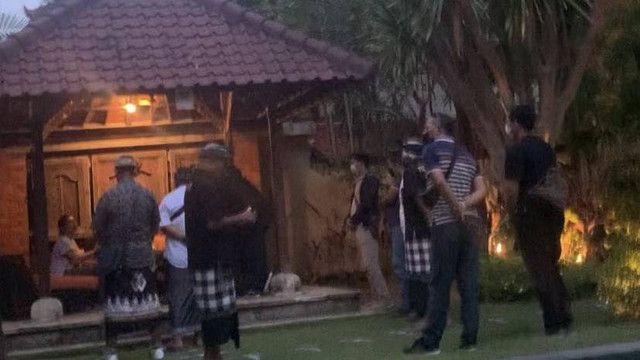 Suasana saat pembubaraan acara di Sanur Bali - IST