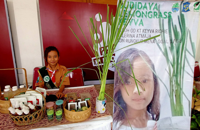 Niluh Gede Ketut Keyva Richie Valerina Atmaja, siswi kelas V SDN Rungkut Menanggal I/58. Foto-foto: Masruroh/Basra