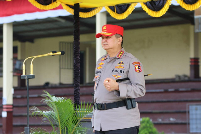 Kalemdiklat Polri Kalemdiklat Polri Komjen Pol Rycko Ameldza buka Pendidikan Alih Golongan Gelombang II TA. 2022. Foto: Lemdiklat Polri