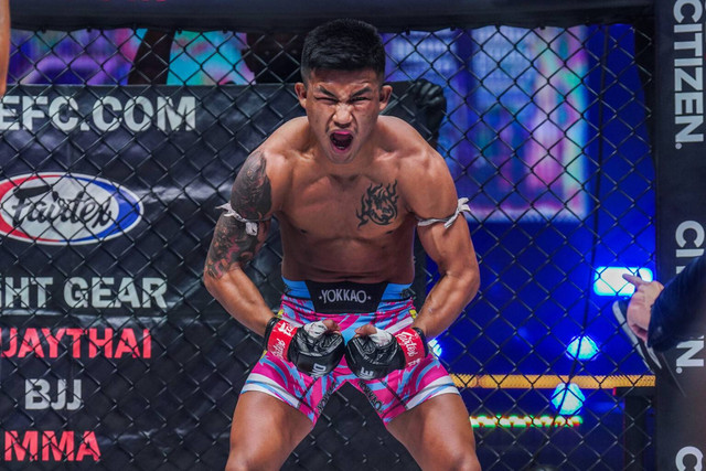 Juara Dunia ONE Flyweight Muay Thai Rodtang Jitmuangnon. Foto: ONE Championship