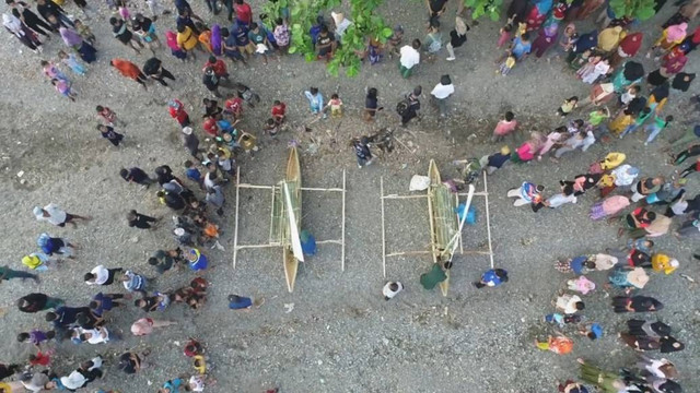 Adat Masoro Lauje, Pembuka Kejuaraan Paralayang Internasional di Parigi Moutong. Foto: Dok. Diskominfo Parimo