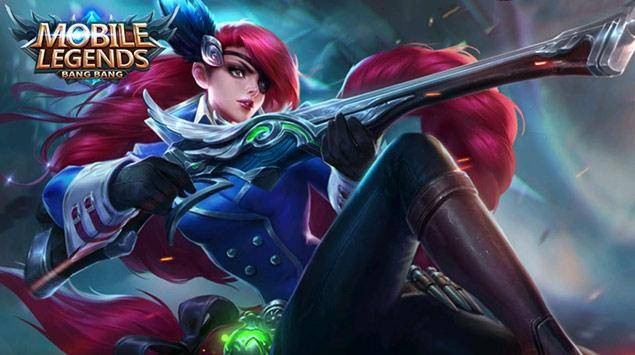 Lesley, hero Marksman dan Assassin di Mobile Legends. Foto: Mobile Legends