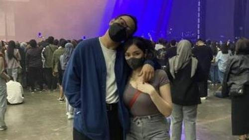Marlo Ernesto dan Amanda Zahra si cewek anime. Foto: Twitter