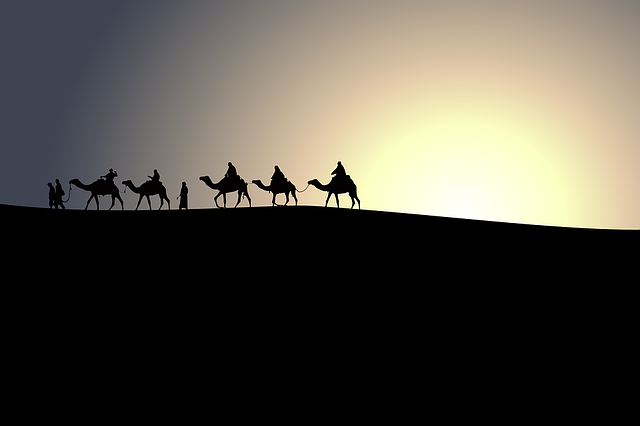 Ilustrasi peristiwa hijrahnya Rasulullah SAW dari Makkah ke Madinah. Foto: Pixabay/OpenClipart-Vectors