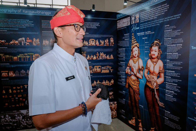 Menparekraf RI Sandiaga Salahuddin Uno secara langsung membuka Global Tourism Forum 2022 di Jimbaran, Bali pada Kamis (17/11/2022). Foto: Kemenparekraf