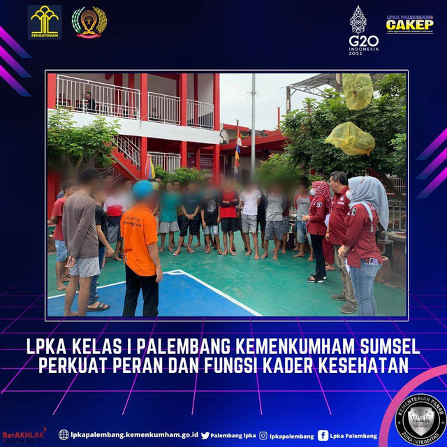 Sumber : Humas LPKA Kelas I Palembang