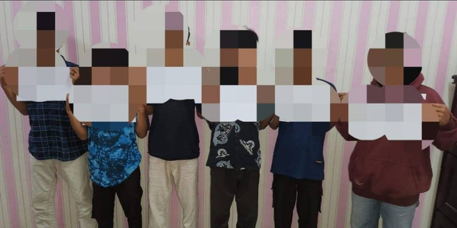 Foto pelaku penendang nenek di Tapanuli Selatan. Foto: Polres Tapanuli Selatan
