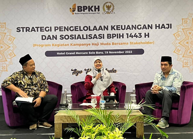 BPKH sosialisasikan pengelolaan keuangan haji. Foto: BPKH