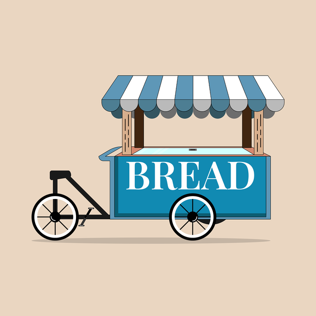 ilustrasi foto gerobak roti. Picture: pixabay